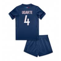 Paris Saint-Germain Manuel Ugarte #4 Hemmatröja Barn 2024-25 Kortärmad (+ Korta byxor)